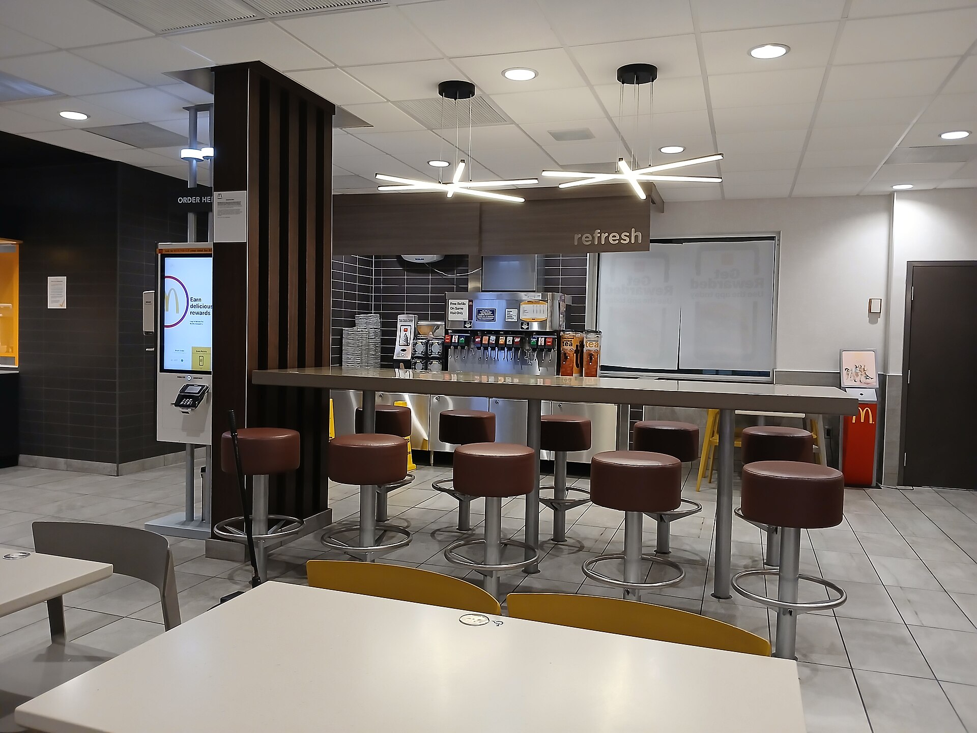 Intérieur de la Maison McDonald's